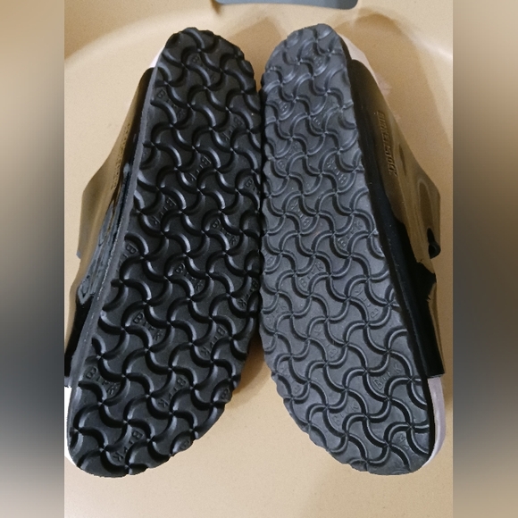 Birkenstock Black Patent Keather Sandals Size 39 - Picture 10 of 10